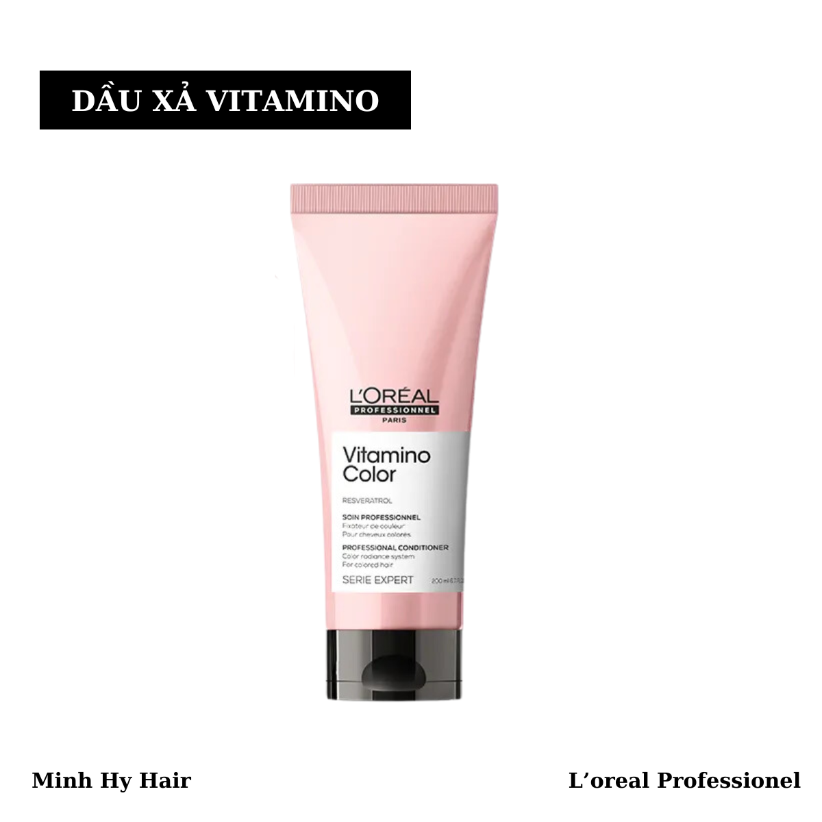 Dầu xả giữ màu tóc nhuộm & dưỡng tóc mềm mượt Vitamino Color 200ml