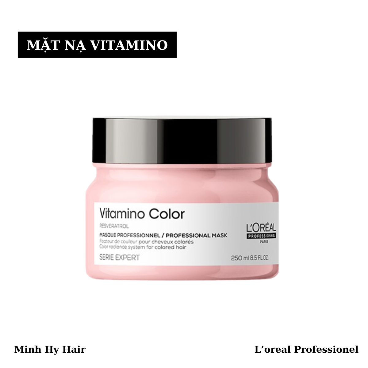 Mặt nạ L’Oreal – Vitamino Color (250ml/500ml) BẢO VỆ MÀU NHUỘM VÀ LÀM SÁNG BÓNG