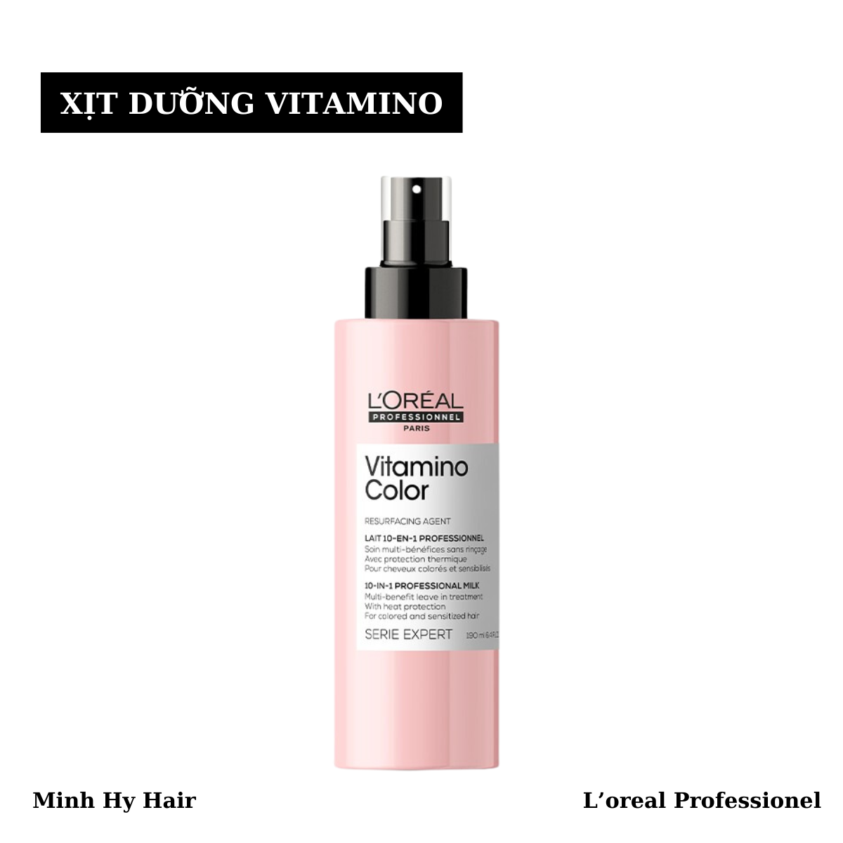 Xịt dưỡng khóa màu tóc nhuộm L’Oréal Vitamino Color 10 in 1